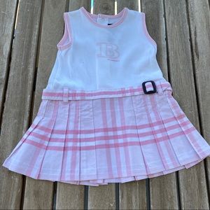 Dress Burberry 1 / 3 months sleeveless pink
